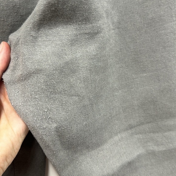 Eileen Fisher gray linen pants L - Picture 7 of 7